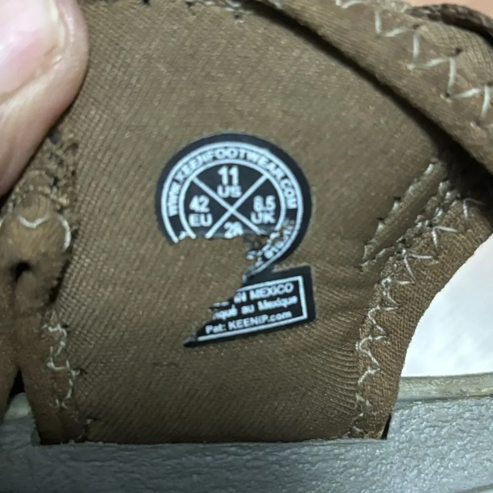 KEEN Men's Brown Strappy Lace-Up Outdoor Sandals US 11 EU 42 UK 8.5 AU 10